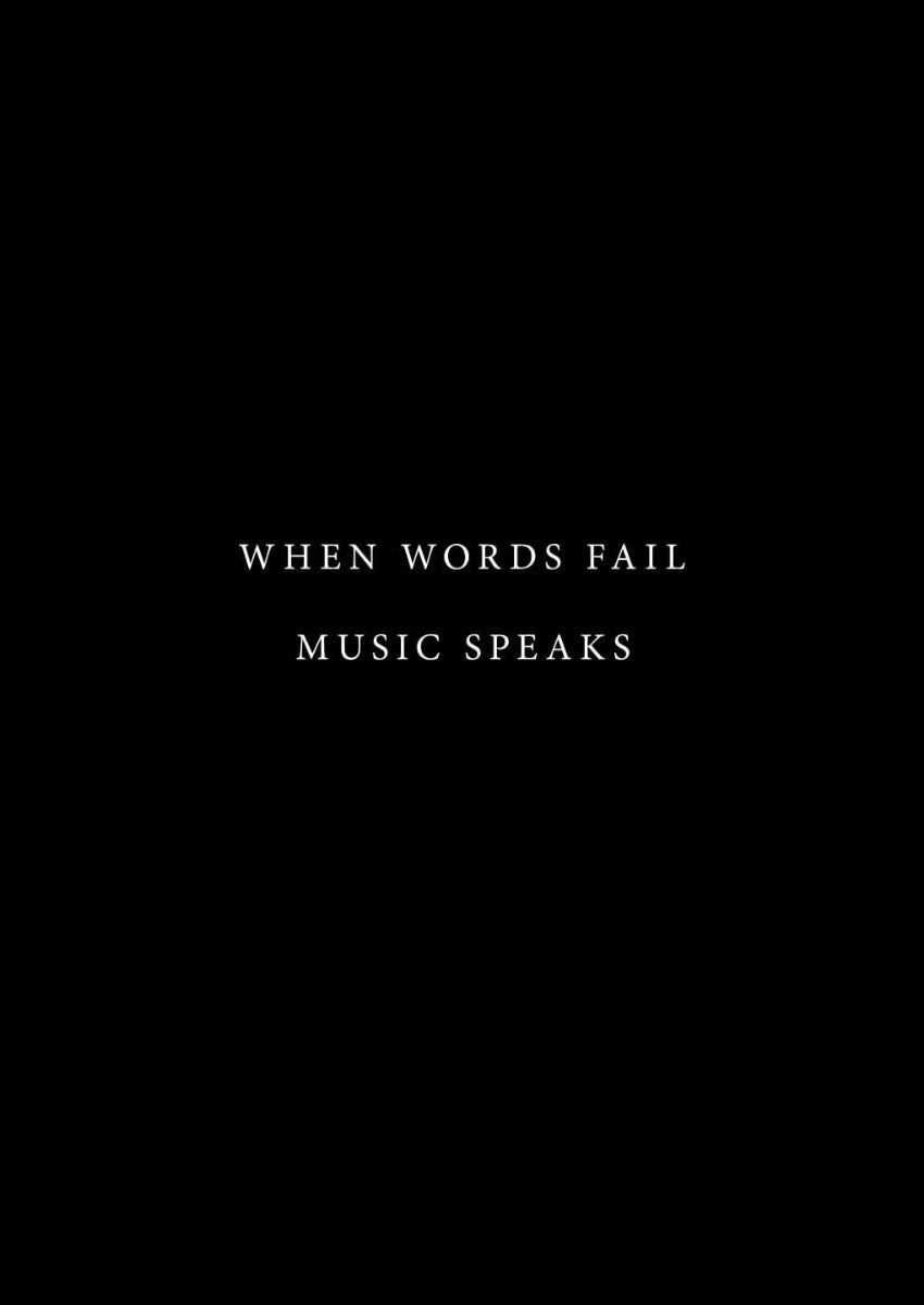 Music Speaks Poster