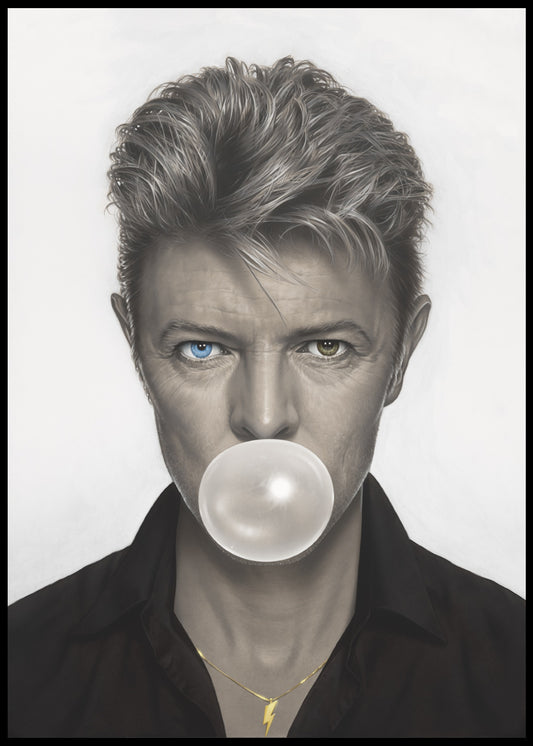 David Bowie Bubblegum Poster