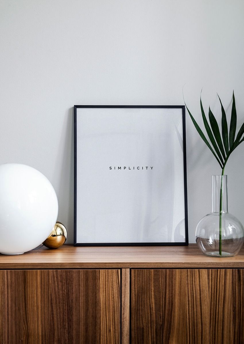 Simplicity Poster