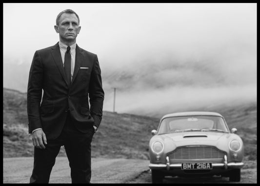 Daniel Craig 007 James Bond Poster