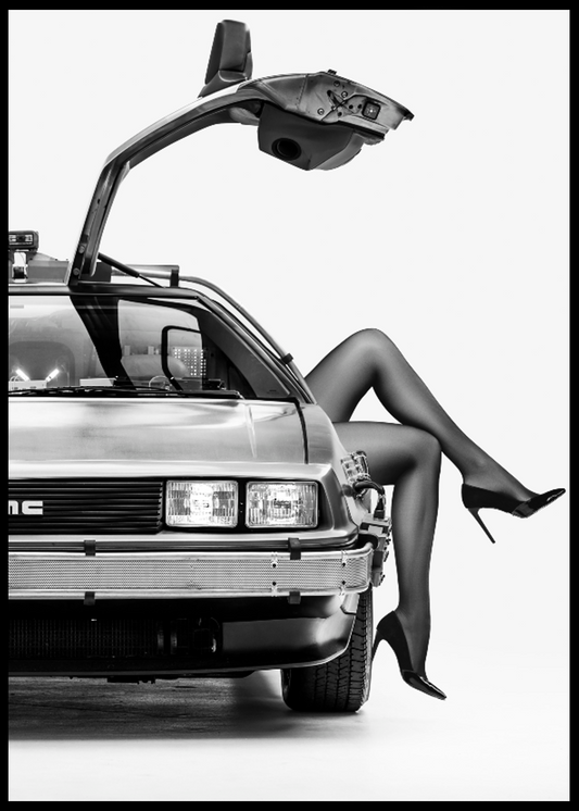 Delorean Lady Poster